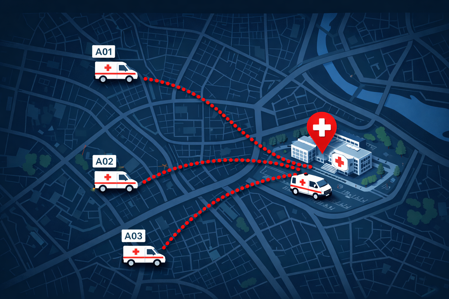 Live Ambulance Tracking Map
